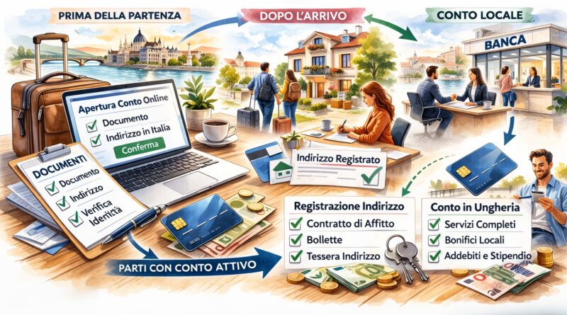 Aprire conto in Ungheria