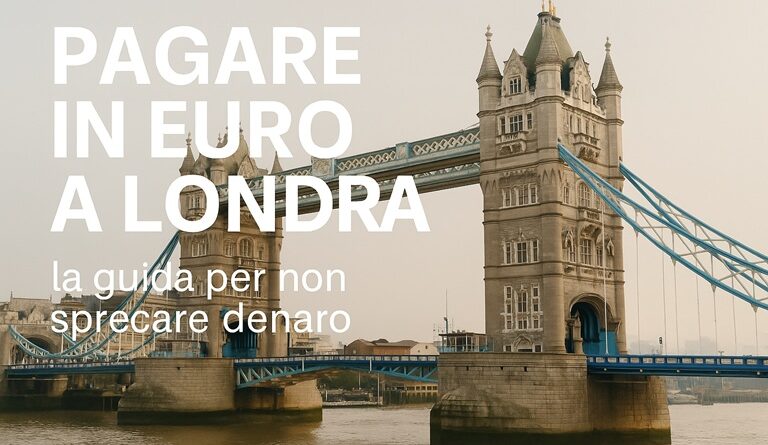 Pagare in euro a Londra
