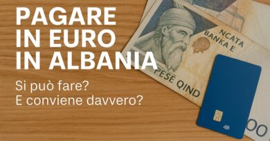 Pagare in euro in Albania