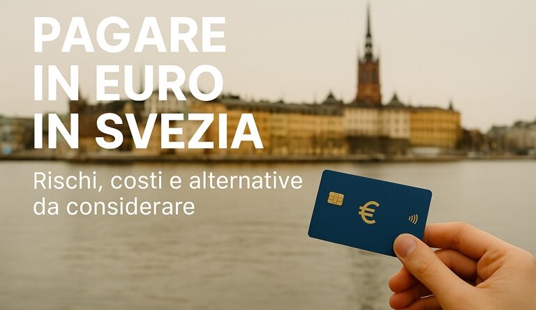 Pagare in euro in Svezia
