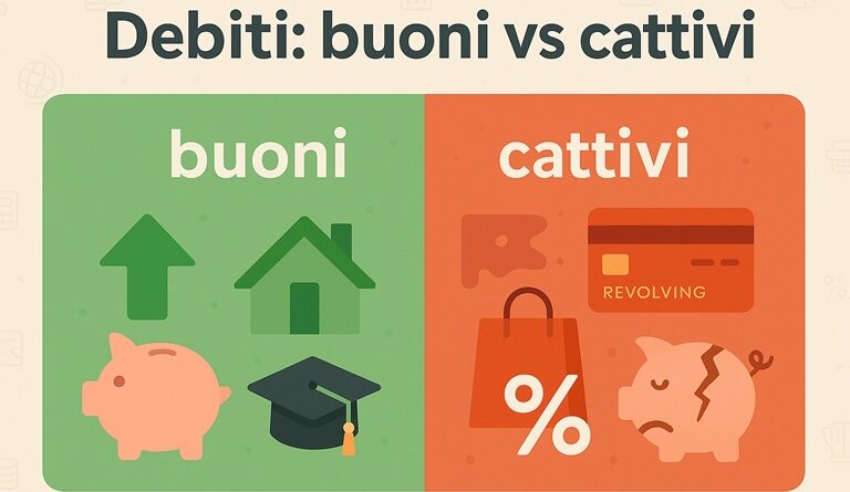 Debiti buoni vs debiti cattivi