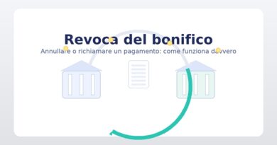 Revoca del bonifico