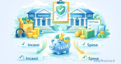 Come separare incassi e spese da freelance