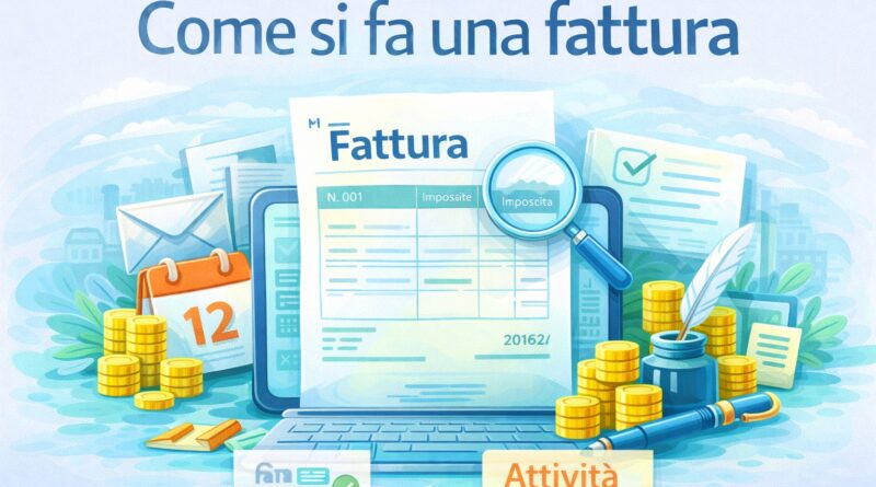 Come si fa una fattura